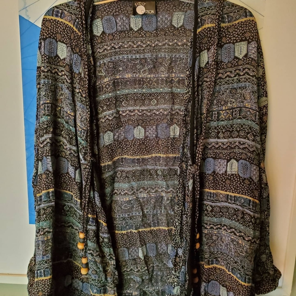 Vintage loose cardigan blouse